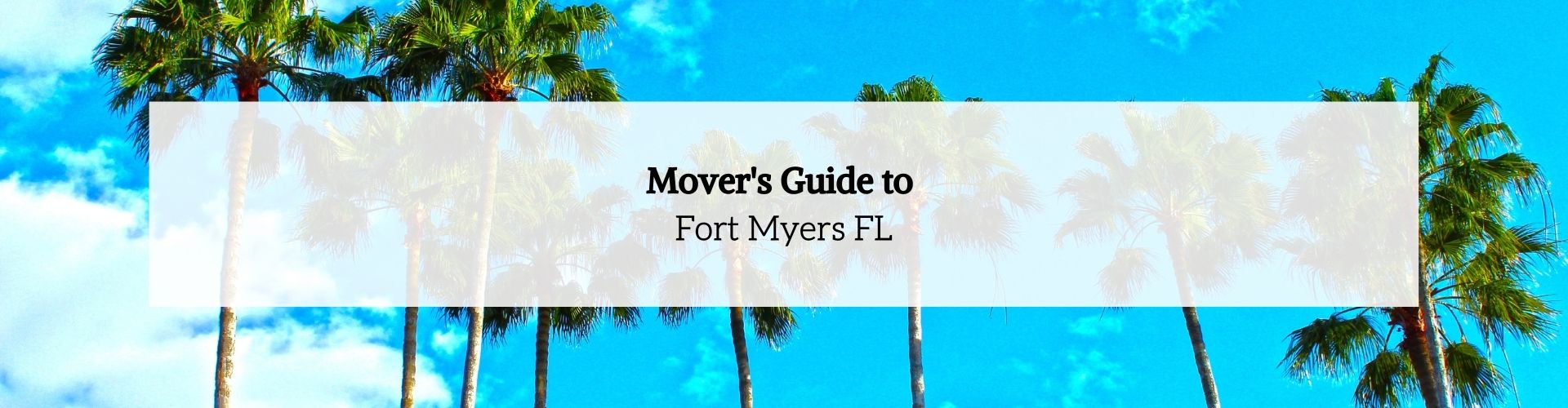 Mover's Guide Fort Myers FL