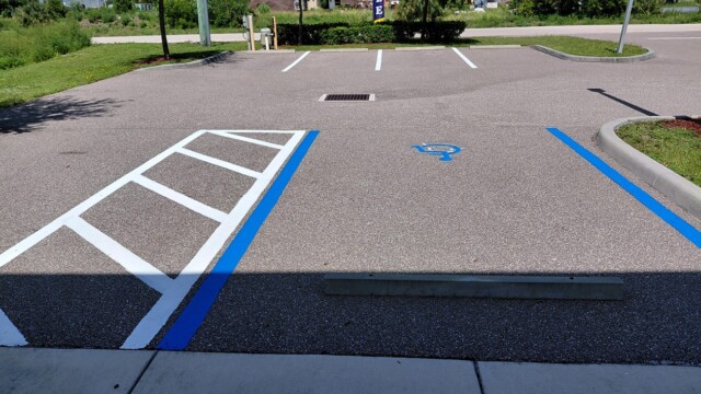 Parking lot of Elite RV Boat Storage in Fort Myers FL